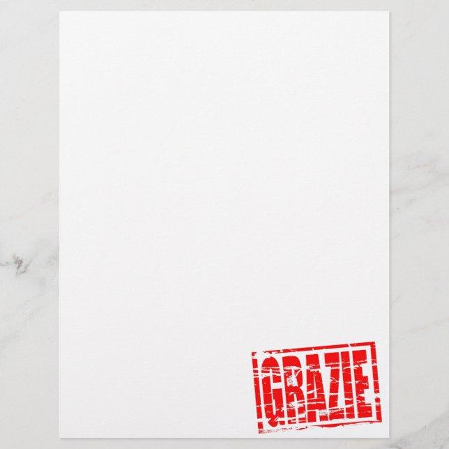 Rood rubberstempel sorteren effect (Voorkant)