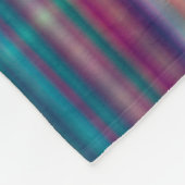 Rood ruw streekpatroon fleece deken (Hoek)