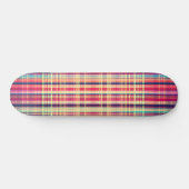 Rood ruw streekpatroon persoonlijk skateboard (Horizontaal)