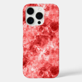 Rood ruw textiel iPhone 16 pro hoesje