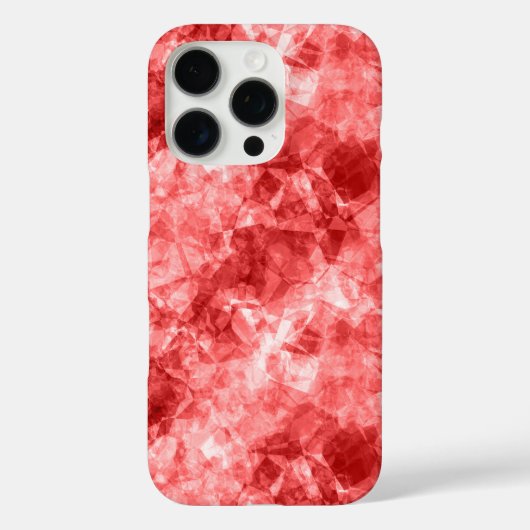 Rood ruw textiel Case-Mate iPhone case (Achterkant)