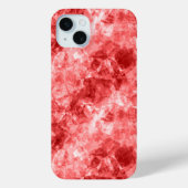 Rood ruw textiel Case-Mate iPhone case (Achterkant)
