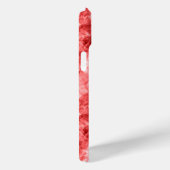 Rood ruw textiel Case-Mate iPhone case (Achterkant / Rechts)