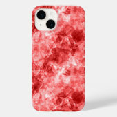 Rood ruw textiel Case-Mate iPhone case (Achterkant)