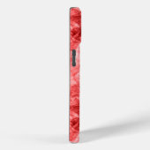 Rood ruw textiel Case-Mate iPhone case (Achterkant / Rechts)
