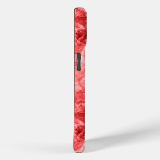 Rood ruw textiel Case-Mate iPhone case (Achterkant / Rechts)