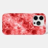 Rood ruw textiel Case-Mate iPhone case (Achterkant (horizontaal))