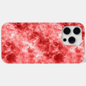 Rood ruw textiel Case-Mate iPhone case (Achterkant (horizontaal))
