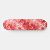 Rood ruw textiel persoonlijk skateboard (Horizontaal)