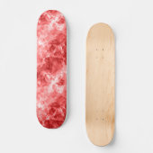 Rood ruw textiel persoonlijk skateboard (Voorkant)