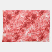 Rood ruw textiel theedoek (Horizontaal)