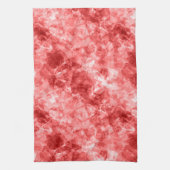 Rood ruw textiel theedoek (Verticaal)