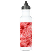 Rood ruw textiel waterfles  (Links)