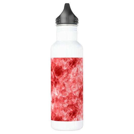 Rood ruw textiel waterfles  (Links)