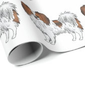 Rood Sable Phalène Happy Speelgoed Ras Hond Patroo Cadeaupapier (Rol Hoek)