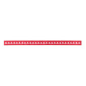 Rood Satin Ribbon Satijnen Lint (Voorkant)