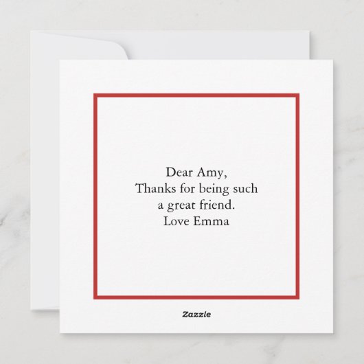 Rood Scandinavisch Noords Hart Valentijnse Feestdagenkaart (Achterkant)