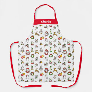 Rood Schattige Kerst Schort