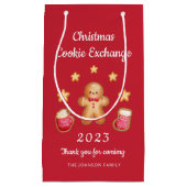 Rood Schattige peperkoek Man Christmas Cookie Exch Klein Cadeauzakje (Voorkant)