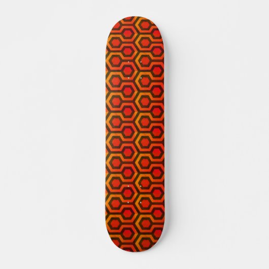 Rood schijnen persoonlijk skateboard (Voorkant)