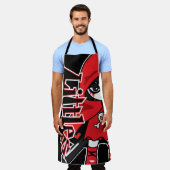 Rood Schort (Gedragen)