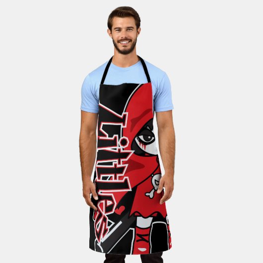 Rood Schort (Gedragen)