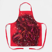 Rood Schort Bull op Sterrennacht (Voorkant)