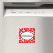 rood schrijfboek magneet (Insitu (Vaatwasser))