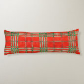 ROOD SCOTT TARTAN Body kussen (Achterkant)