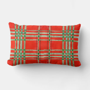 ROOD SCOTT TARTAN lumbaal kussen