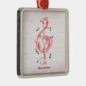 Rood scrollwerk met tafelblad metalen ornament (Rechts)