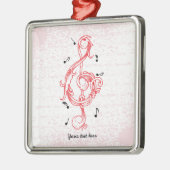 Rood scrollwerk met tafelblad metalen ornament (Links)