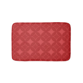 Rood shippo patroon badmat