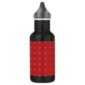 Rood shippo-patroon waterfles (Links)