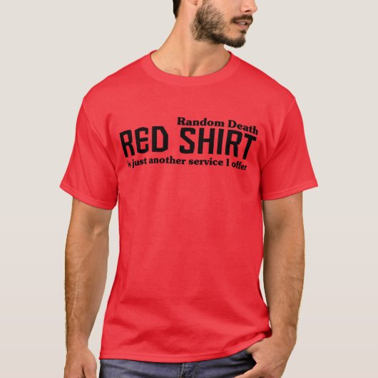 Rood Shirt (stijl 2) (Voorkant)