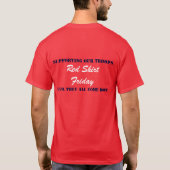 Rood Shirt vrijdag (Achterkant)