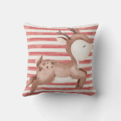 Rood Sierkussen met rendier (Achterkant)