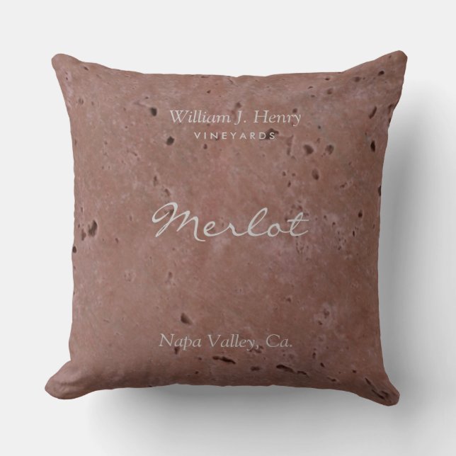 Rood Sierkussen wijngaarden (Voorkant)