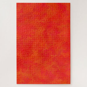 Rood Sinaasappel Abstract patroon Legpuzzel