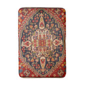 Rood Sinaasappel Antiek  Oosters Perzisch Tapijt Badmat (Voorkant Verticaal)