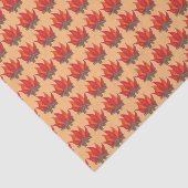 Rood Sinaasappel Camping Kampvuur Zomerkamp Tissuepapier (Detail)