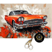  rood Sinaasappel Classic Car Business Supplies Tissuepapier