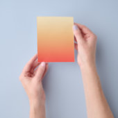 Rood sinaasappel en geel verloop flyer (Hand)