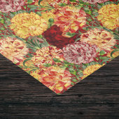 rood Sinaasappel en goud Ruffled Anjers Tissuepapier