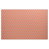 Rood Sinaasappel Geel Blauw Faux Patchwork Patroon Stof (Yard (91,4 cm))