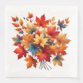 ROOD SINAASAPPEL GEEL BLAUWGROEN HERFSTBLADEREN SERVET