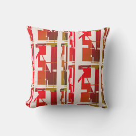 Rood Sinaasappel Goud Bruin Zuidwesten Kijk Oneffe Kussen