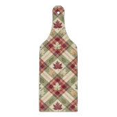 ROOD SINAASAPPEL GROENE PLAID MET HERFST HERFSTBLA SNIJPLANK (Voorkant)