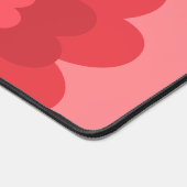 Rood Sinaasappel Heet Roze Modern Flowers Bureaumat (Hoek)