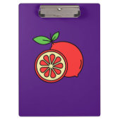 Rood Sinaasappel Klembord (Voorkant)